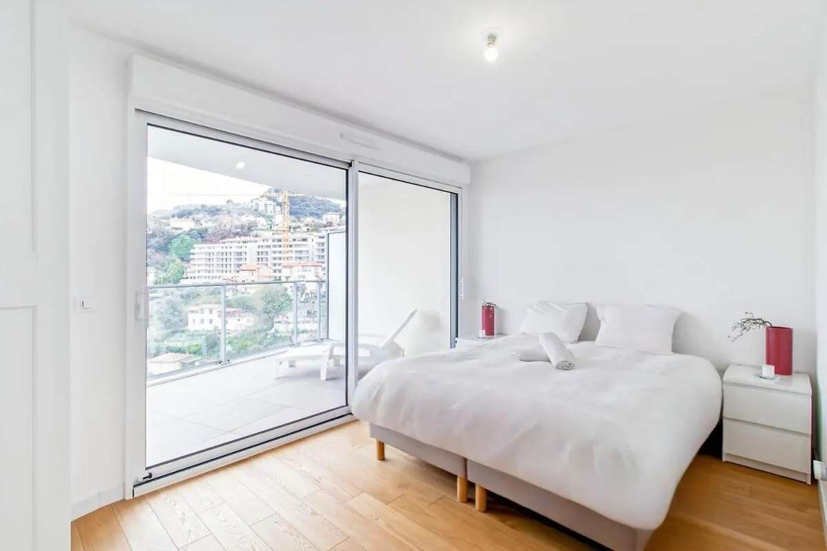 Sun Paradise -Stylish Flat-Rooftop Pool Access-Monaco View Beausoleil Apartament