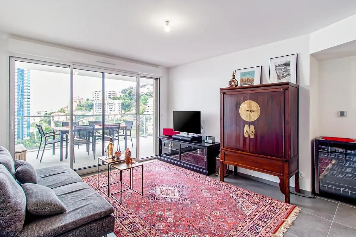Sun Paradise -Stylish Flat-Rooftop Pool Access-Monaco View Beausoleil 0*,
